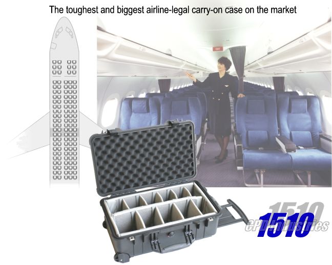 1510 airline carry-on case