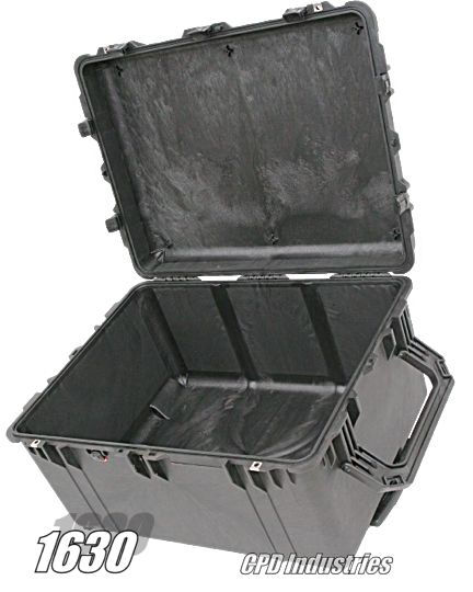 Pelican 1630 empty carrying case with wheels