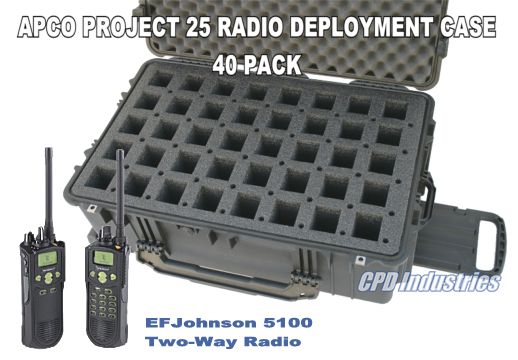EFJohnson 5100 Radio - Homeland Security Deployment Case