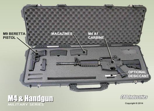 Pelican M4 rifle gun case