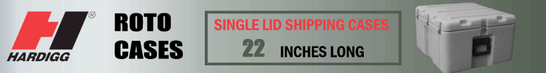 22" Long - Pelican Hardigg Roto Shipping Cases