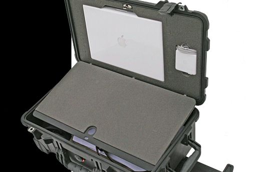 Apple MacBook (13.3" & 15") Laptop Computer inside Overnight Carry-On Case