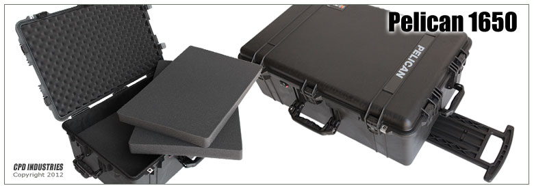 The Pelican 1650 Shipping Case protects gear against impact and other travel mishaps