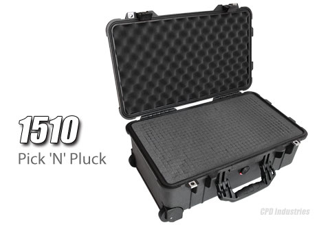 pelican 1510 cases available with pick n pluck foam